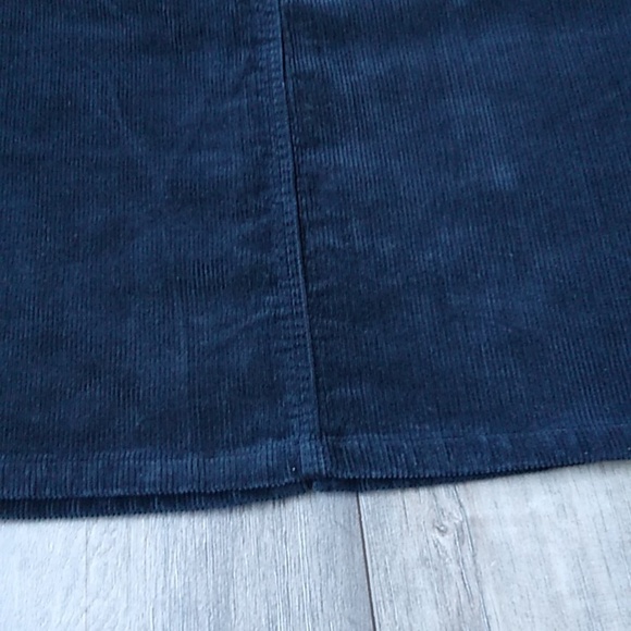Eddie Bauer black corduroy midi skirt size 8 - Picture 11 of 12